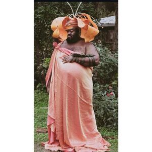 Handmade Brebitz Studios Large Tiger Lily Headpiece Haloween